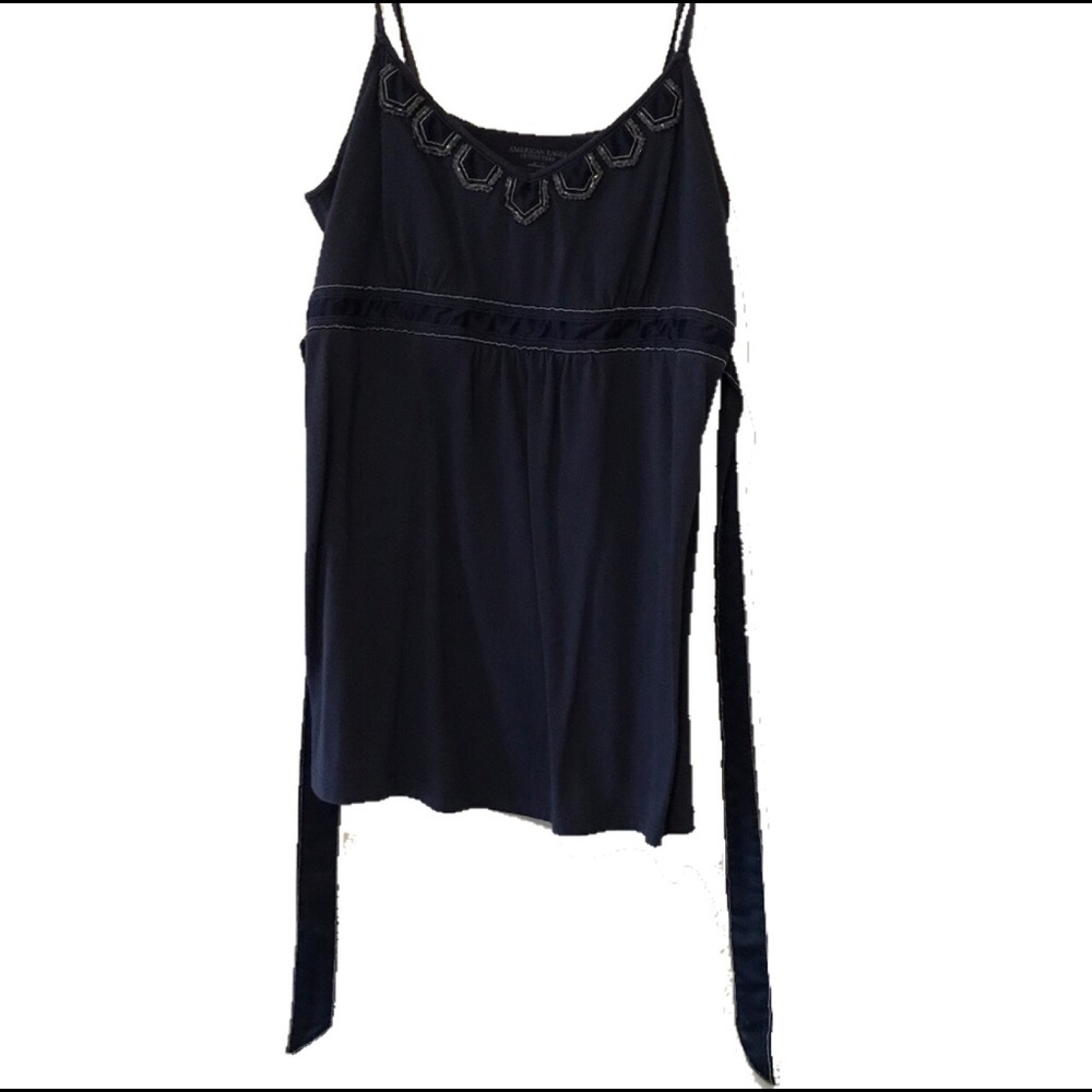 American Eagle Outfitters Beaded Camisole w/ Bow